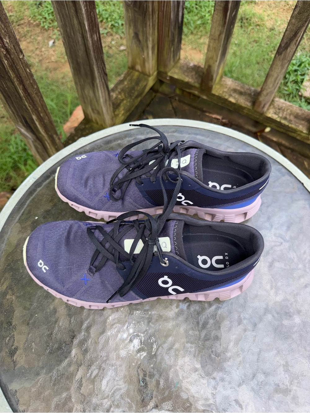 On Running X3 Midnight Heron Women's Running Shoes - Picture 3 of 8